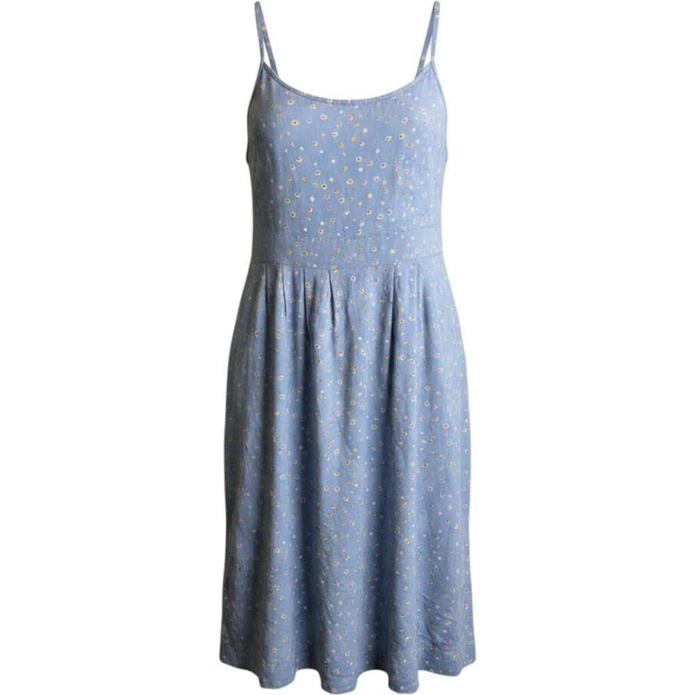 a.n.a a new approach Blue Floral Daisy Side Button Dress XXL Womens cottagecore